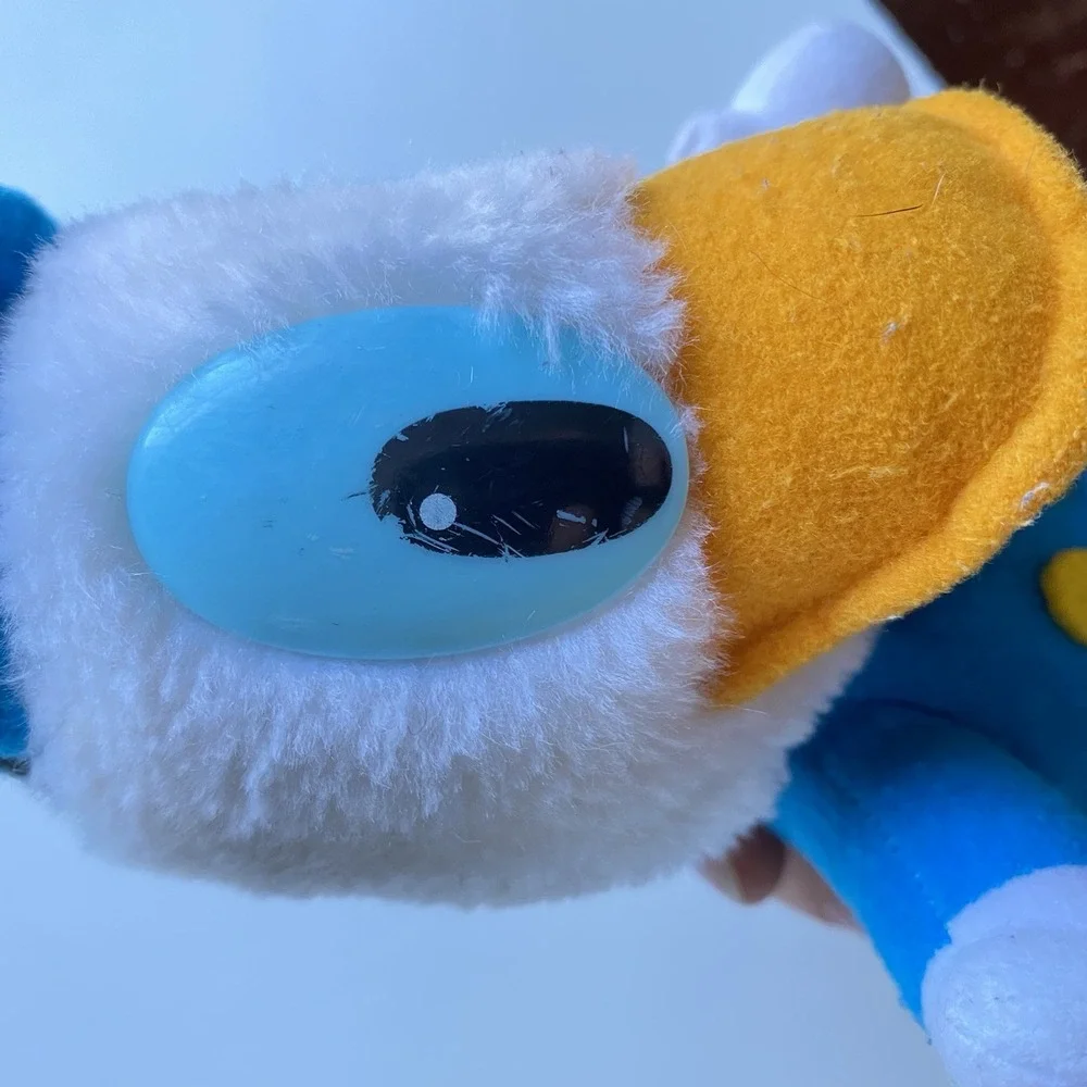Vintage Disney Donald Duck Plush Mickeys Christmas Carol Stuffed Animal Toy 9